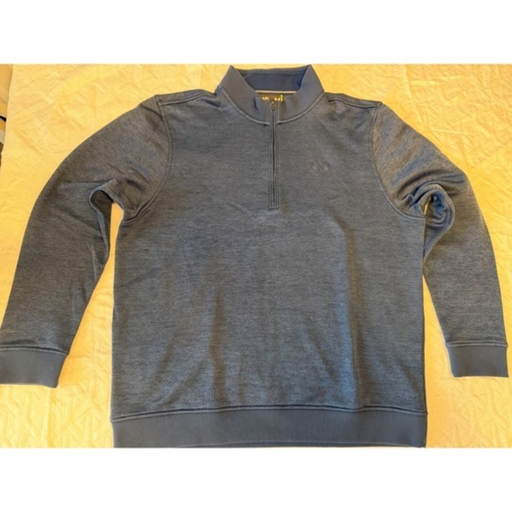 Under Armour Quarter Zip Pullover Men's XL‎ Brown Lightweight Athletic Top